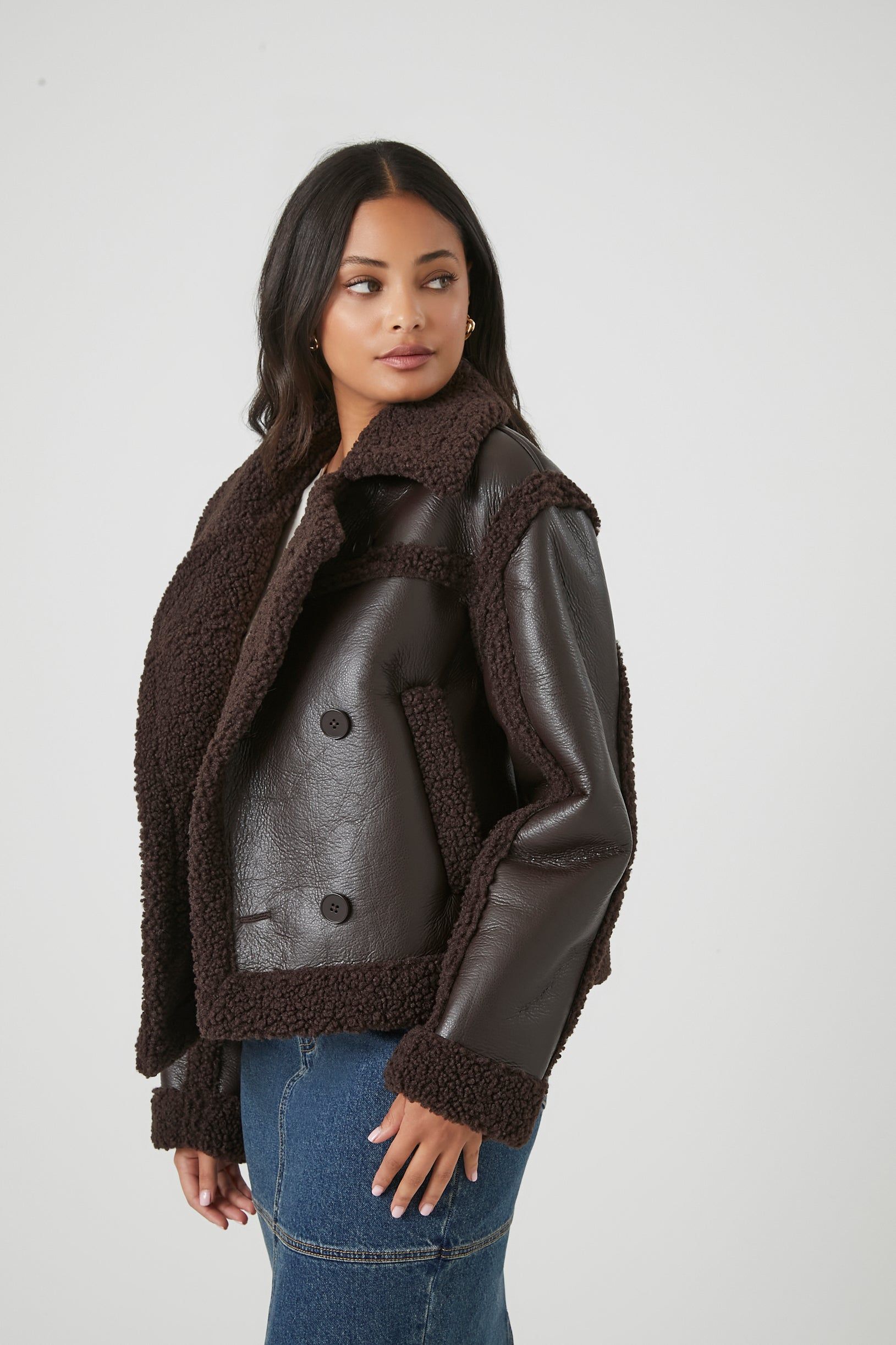 Sherpa Trim Jacket sold by Urban Planet product image thumbnail 3