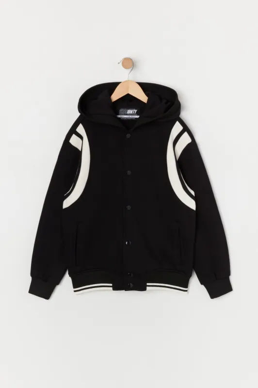 Boys Fleece Bomber Jacket sold by Urban Planet