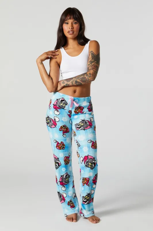 Plush Tom and Jerry Print Pajama Pant sold by Urban Planet