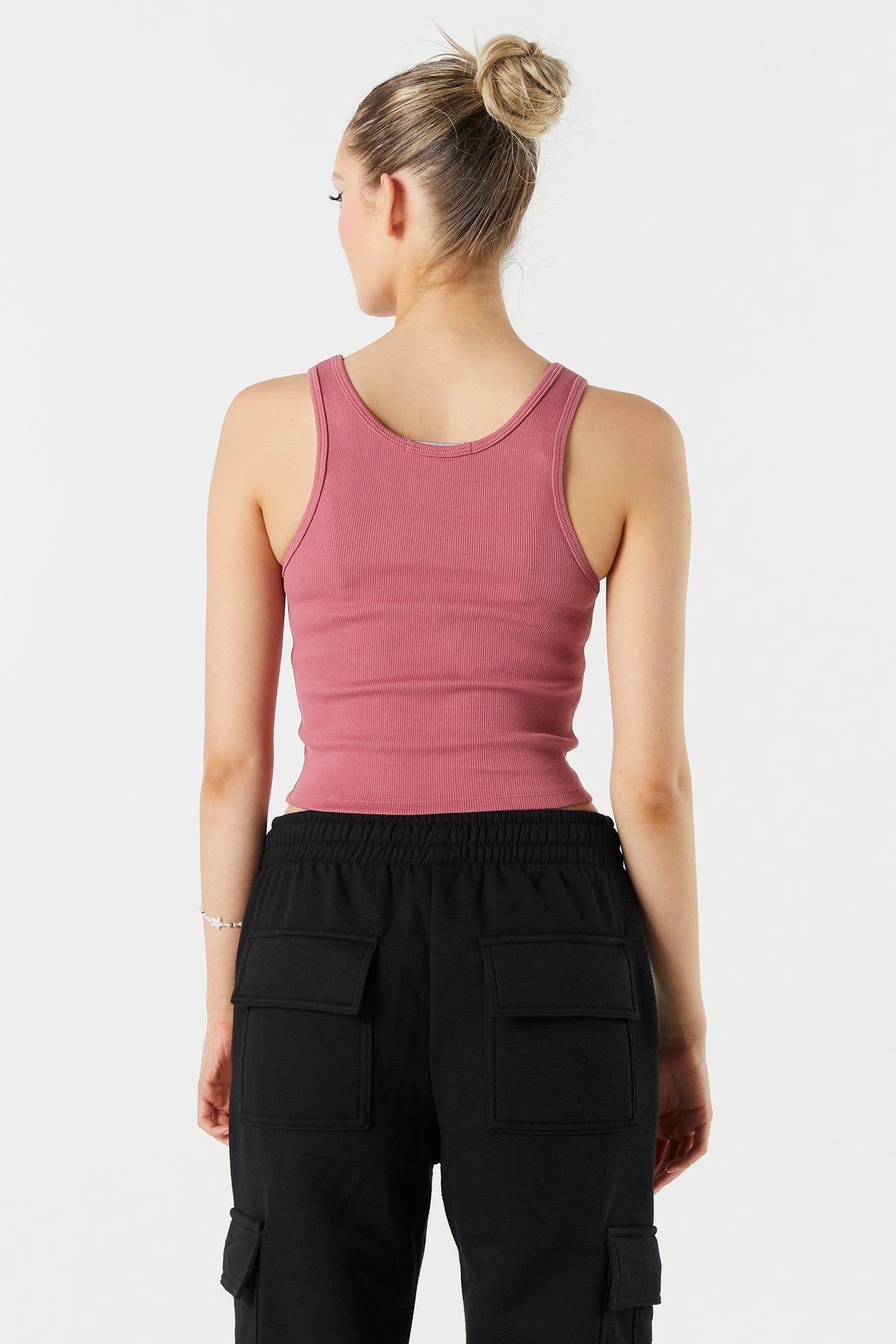 Ribbed Henley Tank sold by Urban Planet product image thumbnail 20