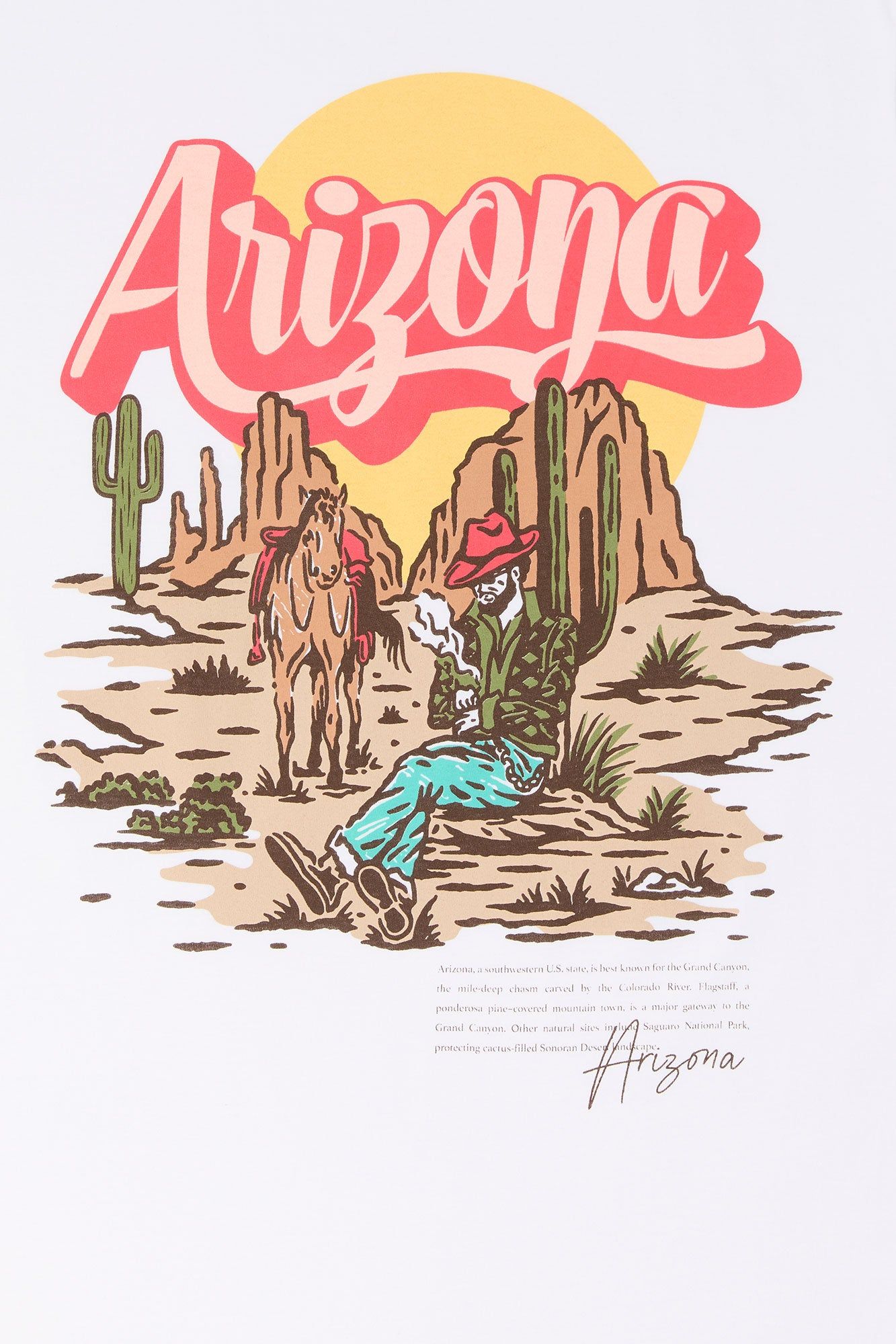 Arizona Graphic T-Shirt sold by Urban Planet