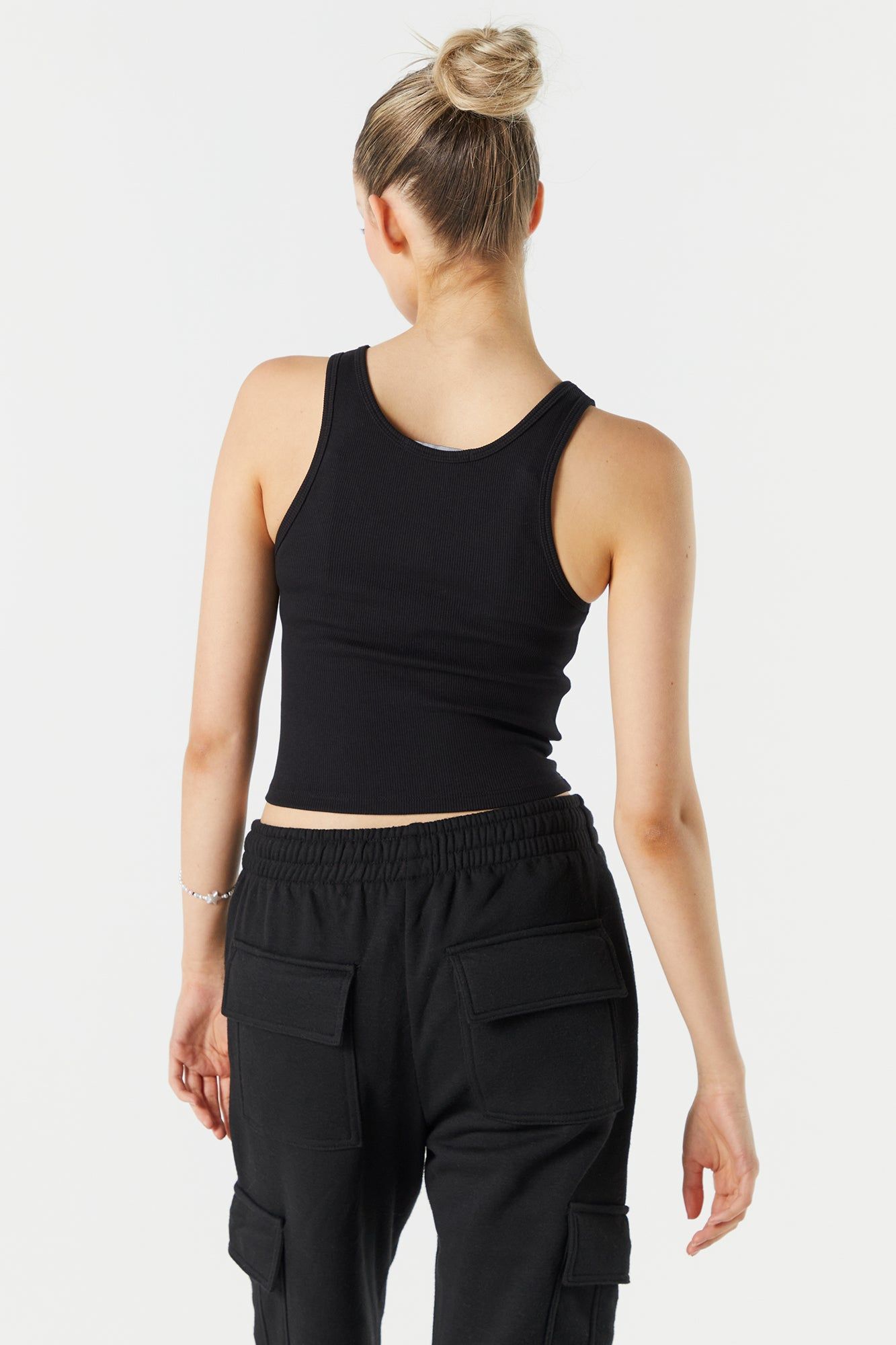 Ribbed Henley Tank sold by Urban Planet product image thumbnail 5