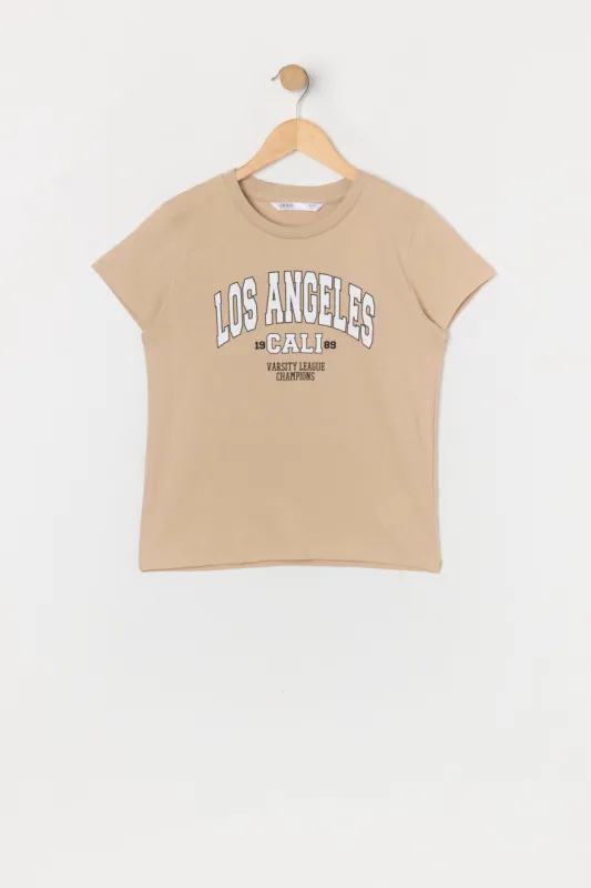 Girls Los Angeles Graphic T-Shirt sold by Urban Planet