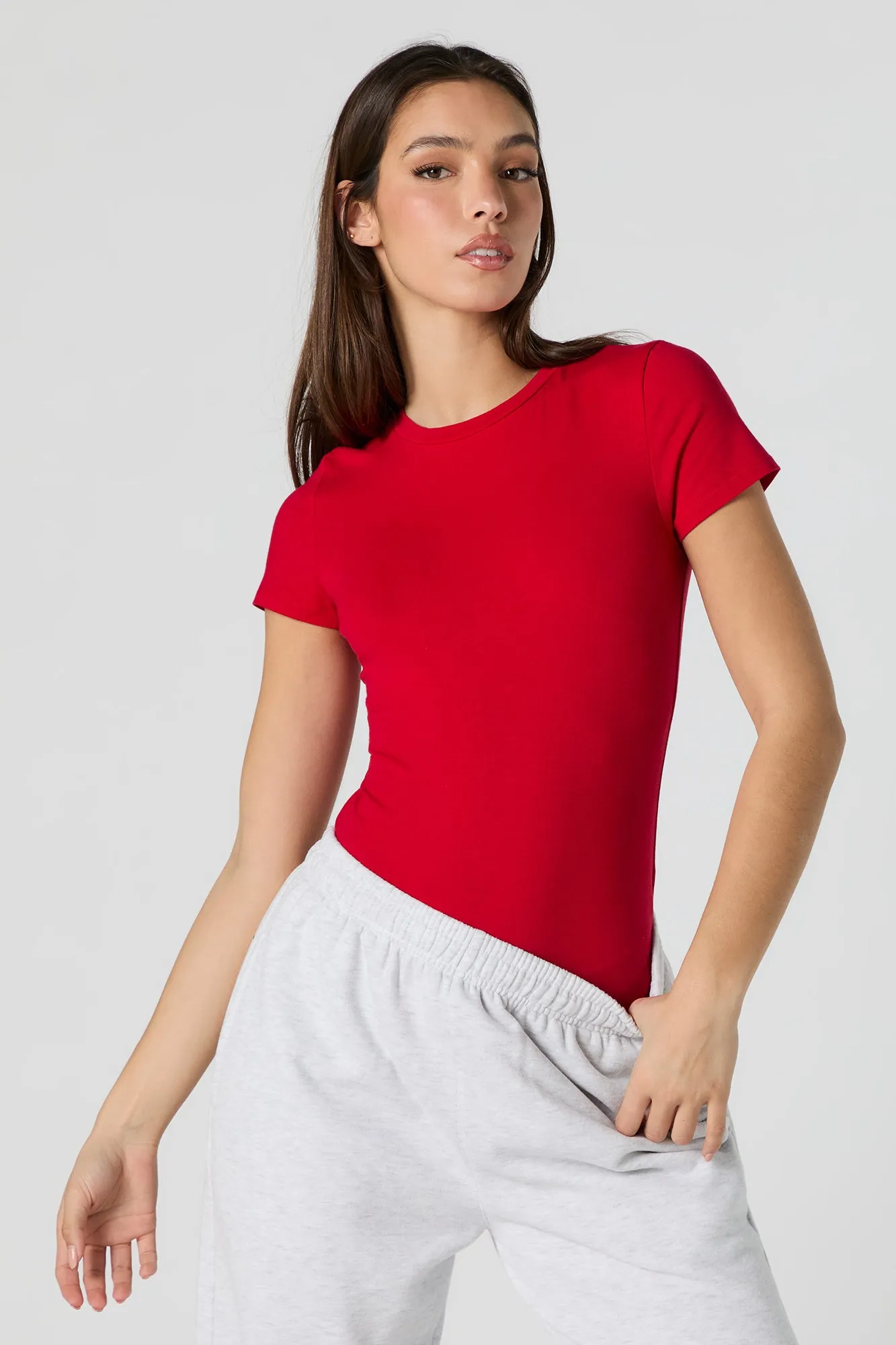 Crew Neck T-Shirt Bodysuit sold by Urban Planet product image thumbnail 5