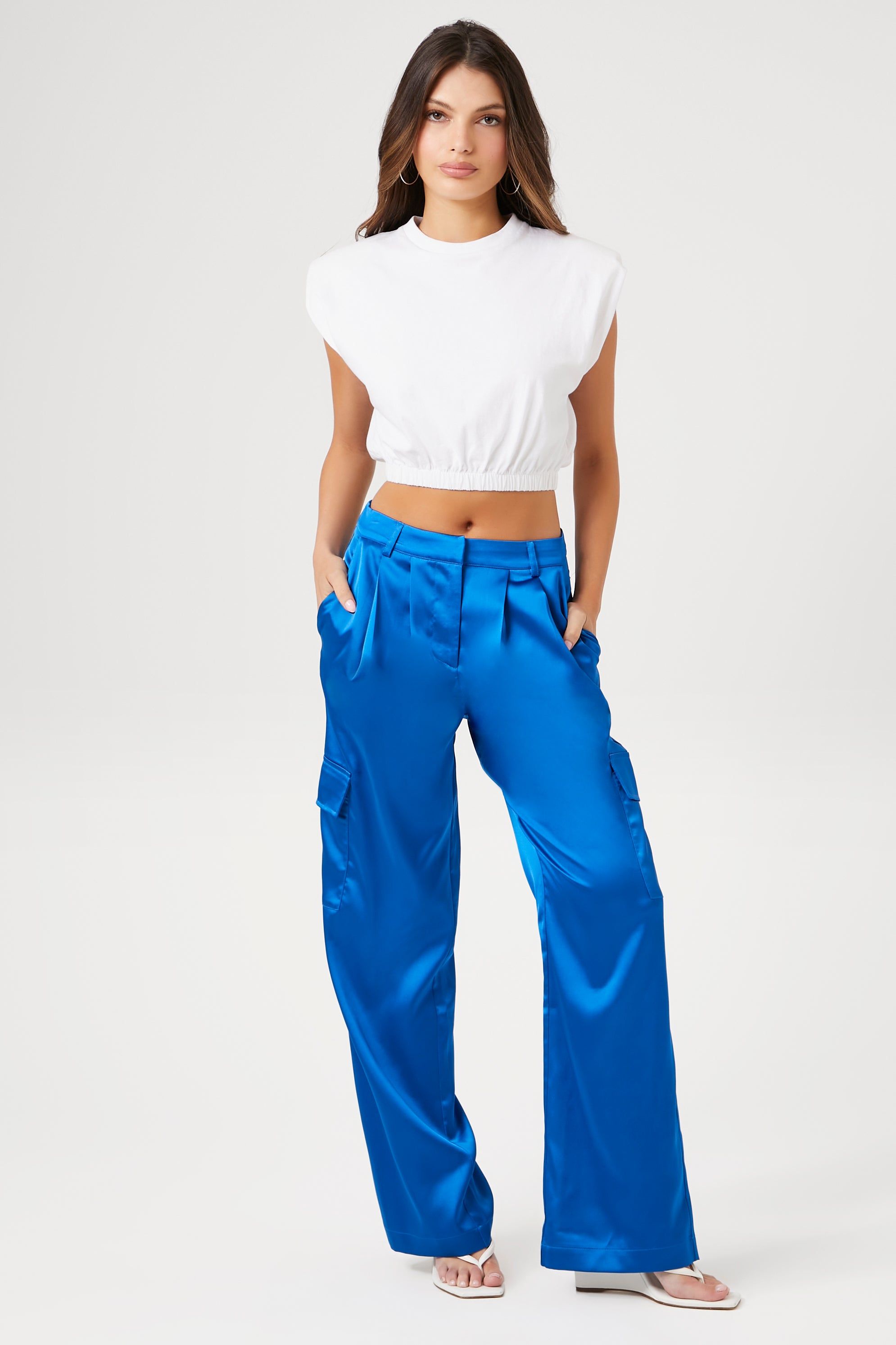 Satin Cargo Pant sold by Urban Planet product image thumbnail 5