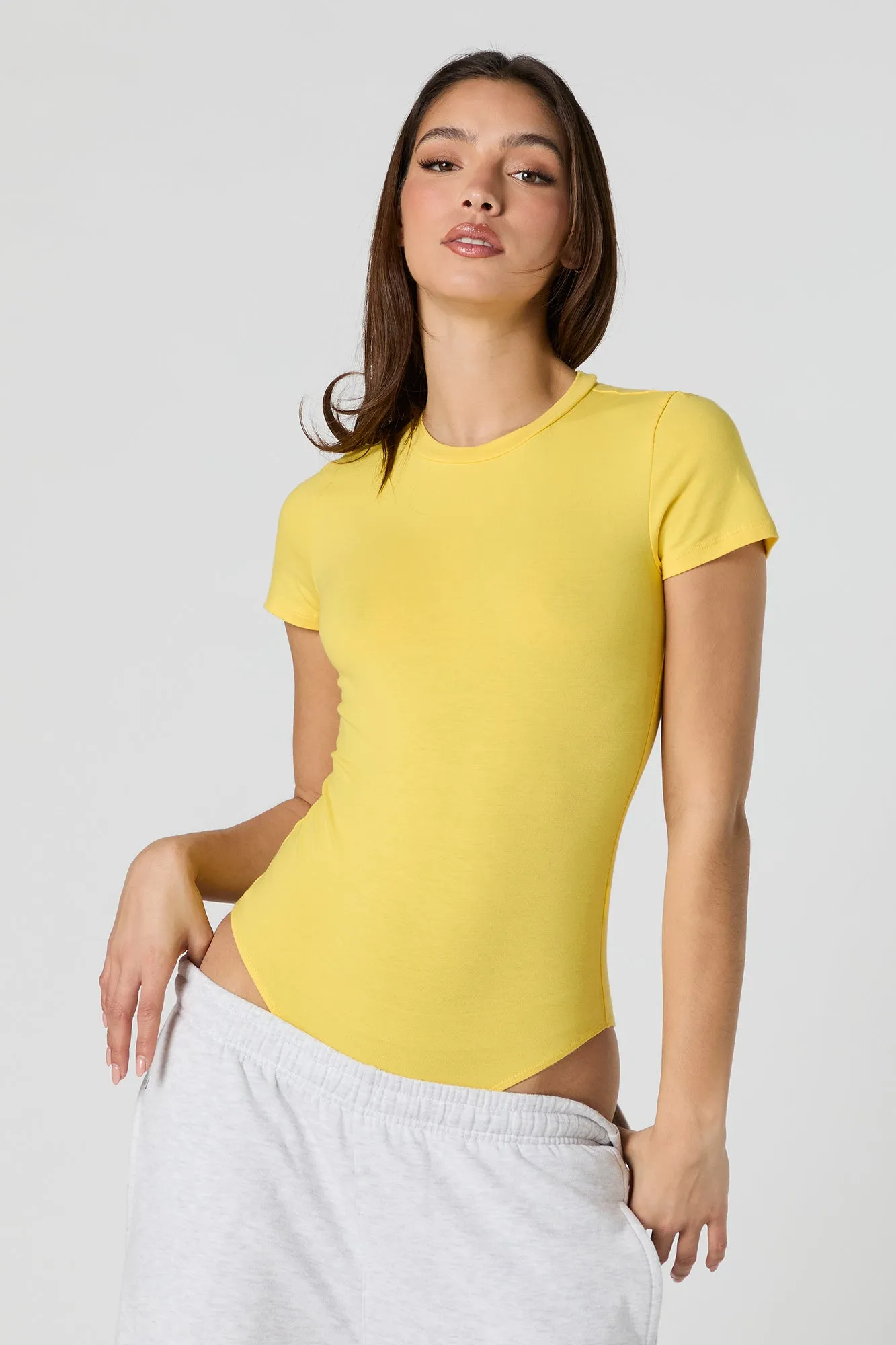 Crew Neck T-Shirt Bodysuit sold by Urban Planet product image thumbnail 3