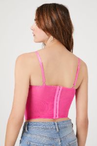 Camisole bustier courte à imprimé Papillon sold by Urban Planet