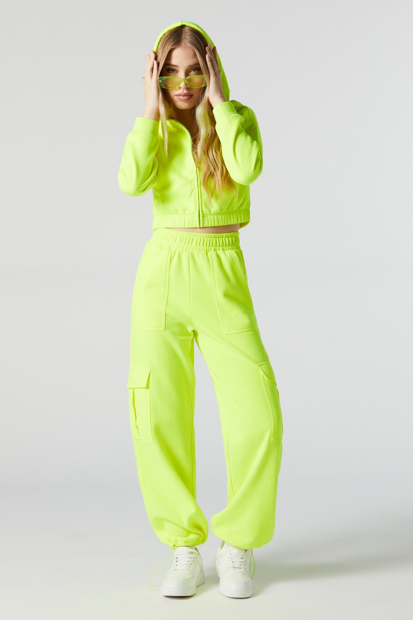 Fleece Cargo Jogger sold by Urban Planet