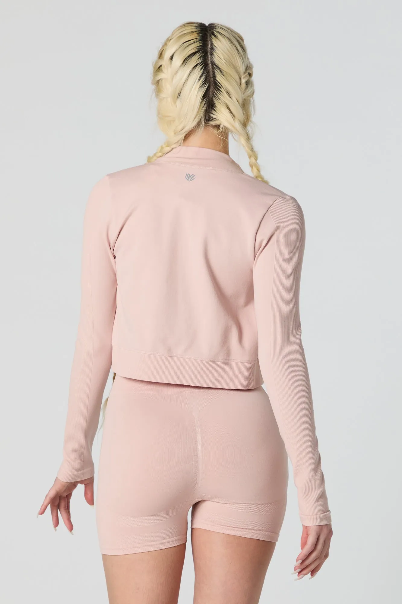 Blouson Active côtelé sans couture avec fermeture à glissière sold by Urban Planet product image thumbnail 5