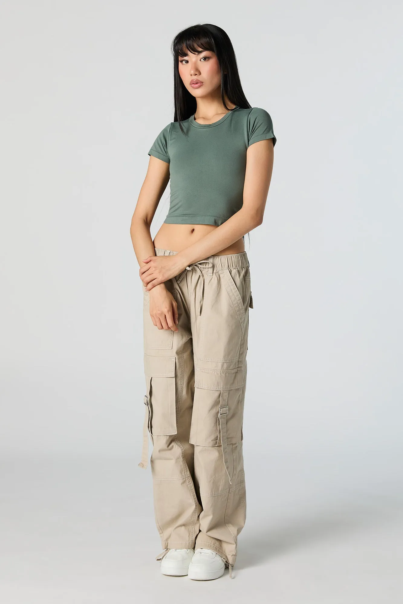 Double Layered Cropped T-Shirt sold by Urban Planet product image thumbnail 3