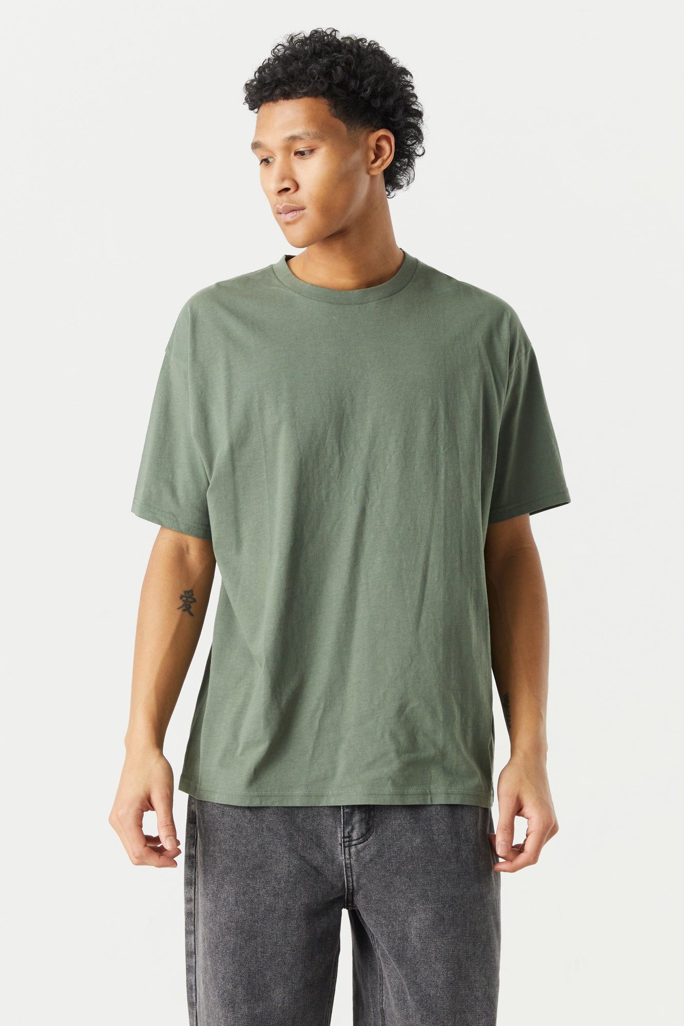 Basic Crew Relaxed T-Shirt sold by Urban Planet