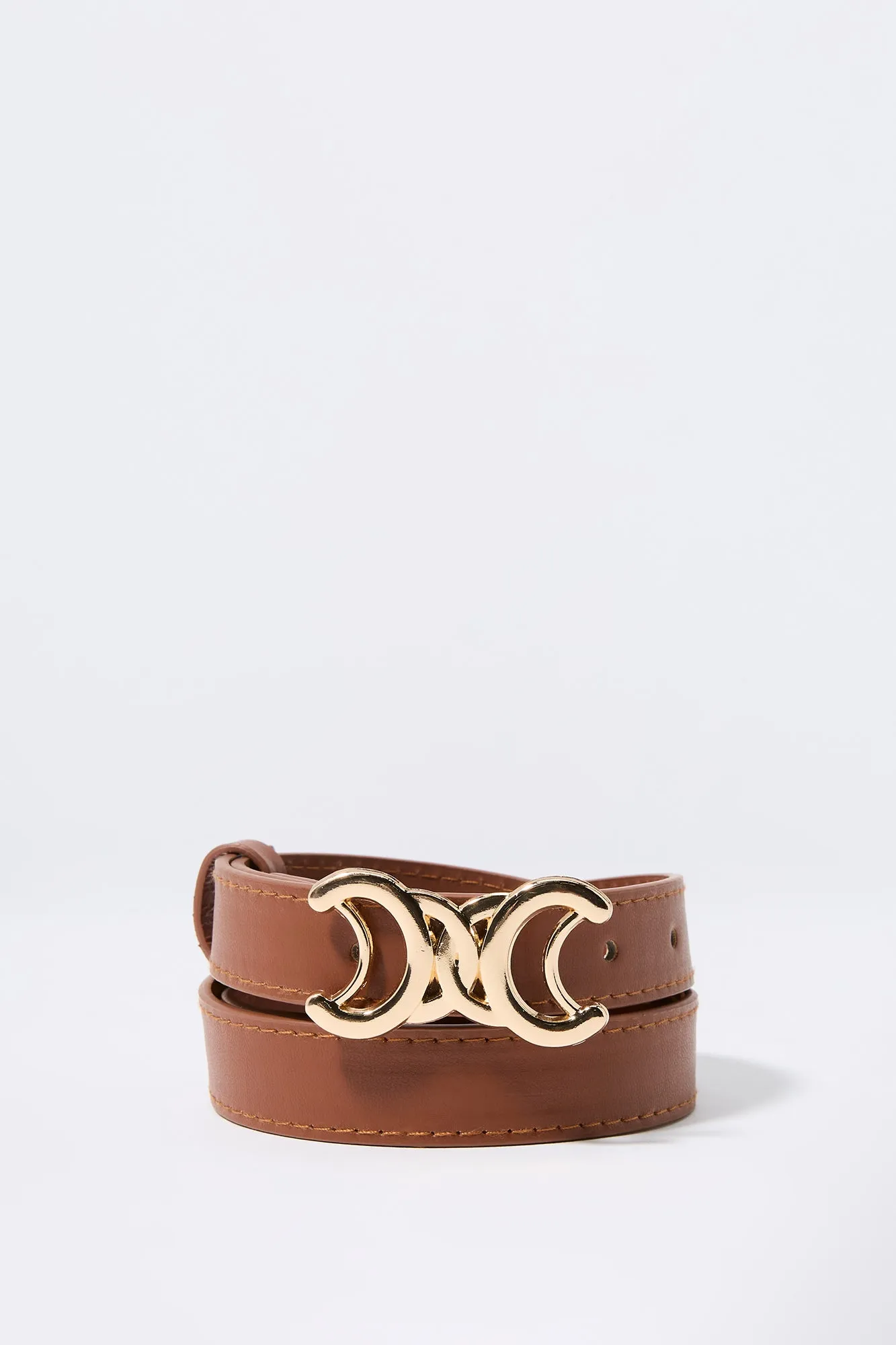 Ceinture avec boucle lune double sold by Urban Planet