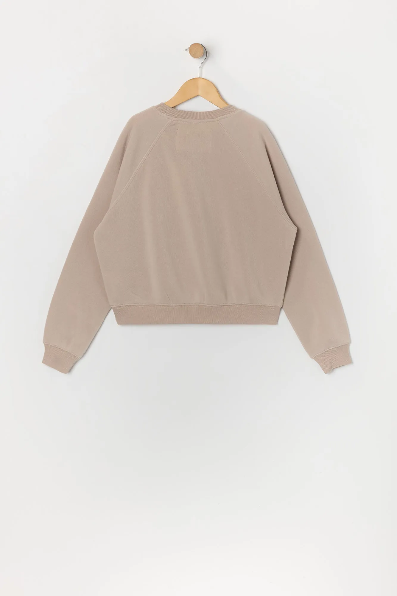 Ensemble avec chandail et short à motif brodé New York en sergé pour fille sold by Urban Planet product image thumbnail 3