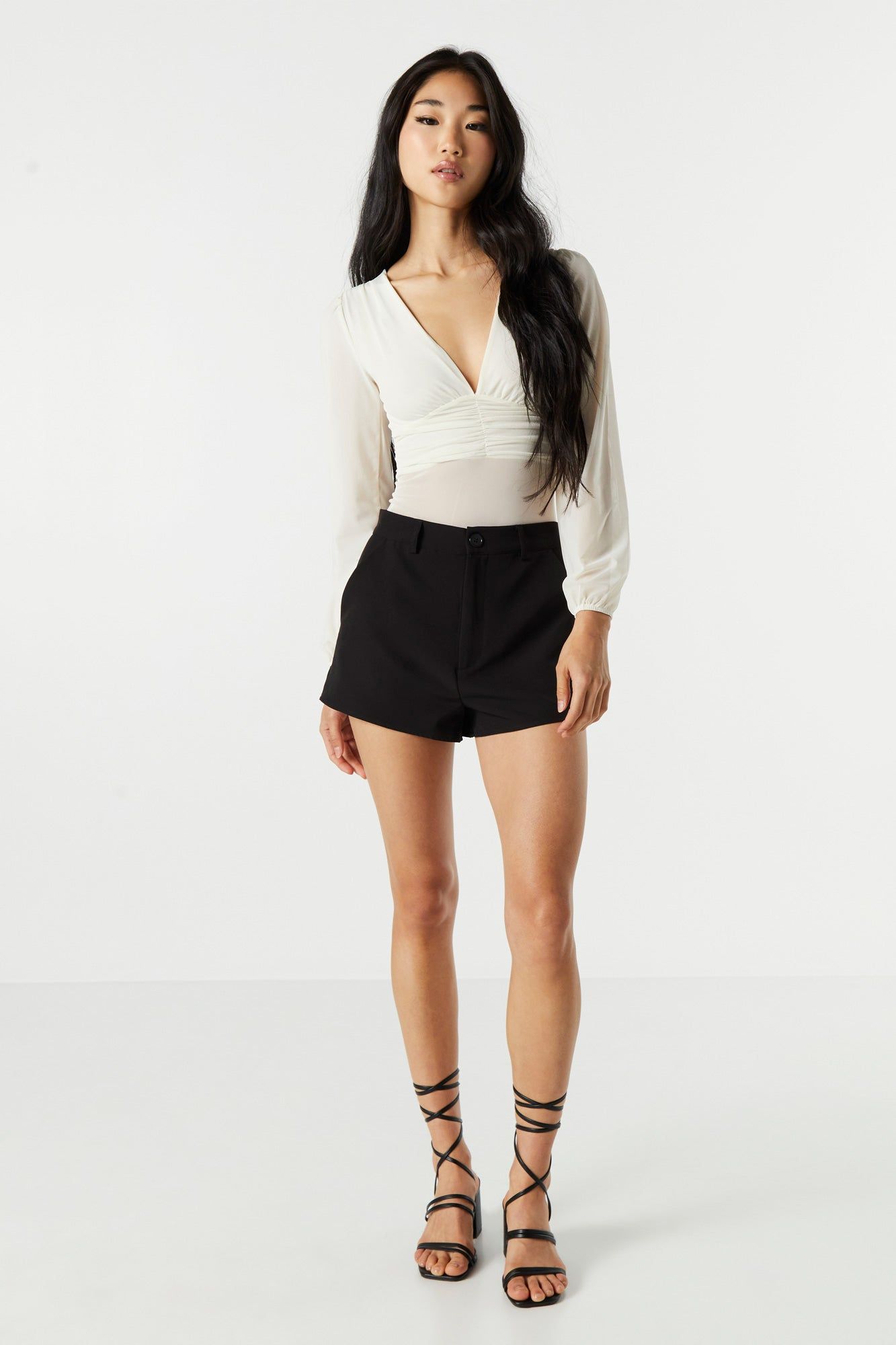 Mesh Long Sleeve Bodysuit sold by Urban Planet product image thumbnail 7