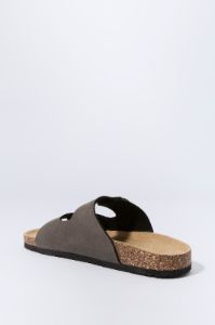 Dark Green Cork Buckled Sandals sold by Urban Planet
