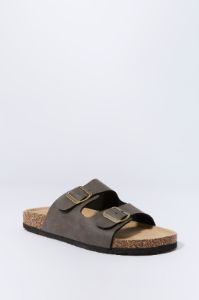 Dark Green Cork Buckled Sandals sold by Urban Planet