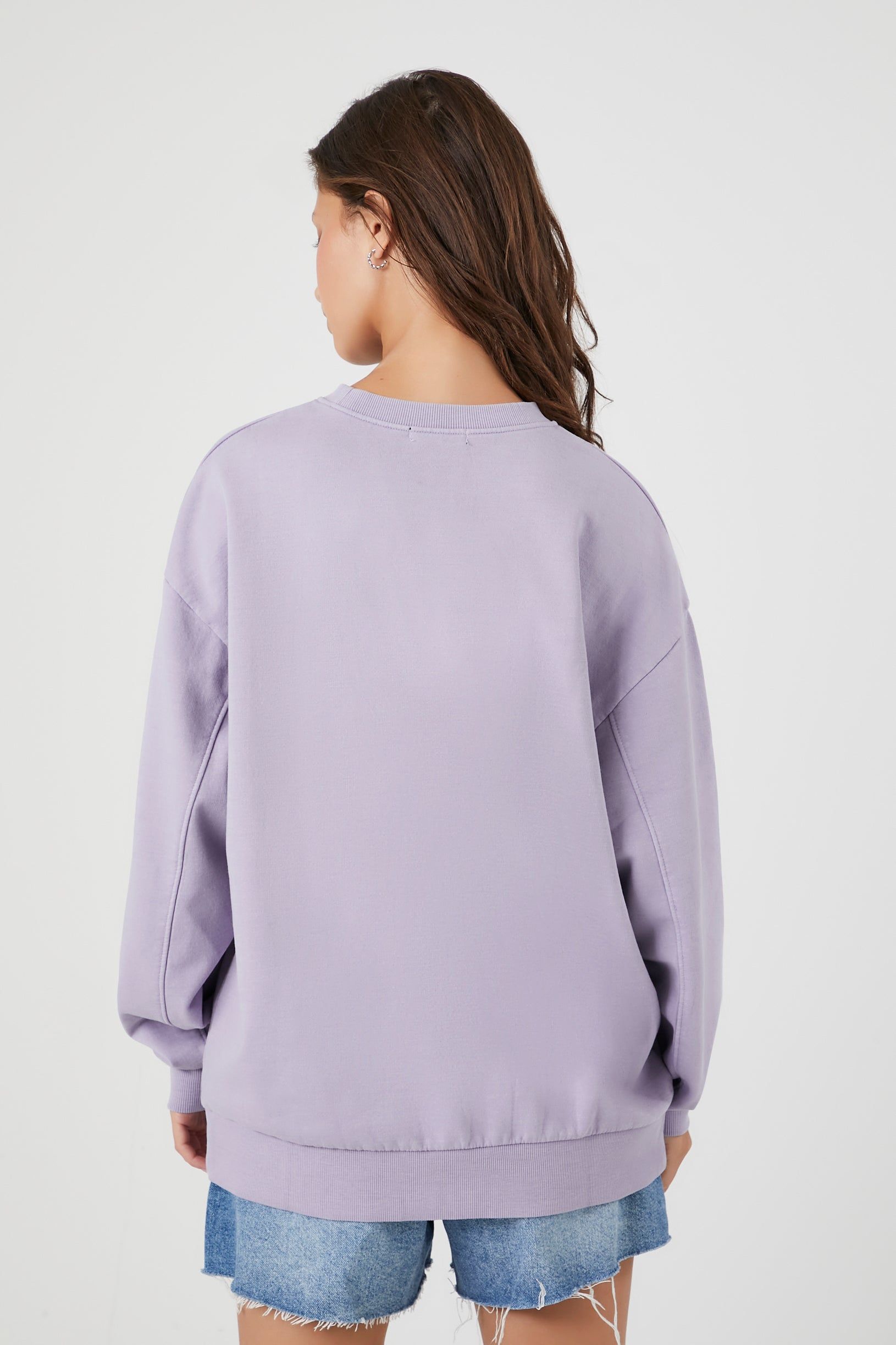 New York Embroidered Fleece Sweatshirt sold by Urban Planet product image thumbnail 2