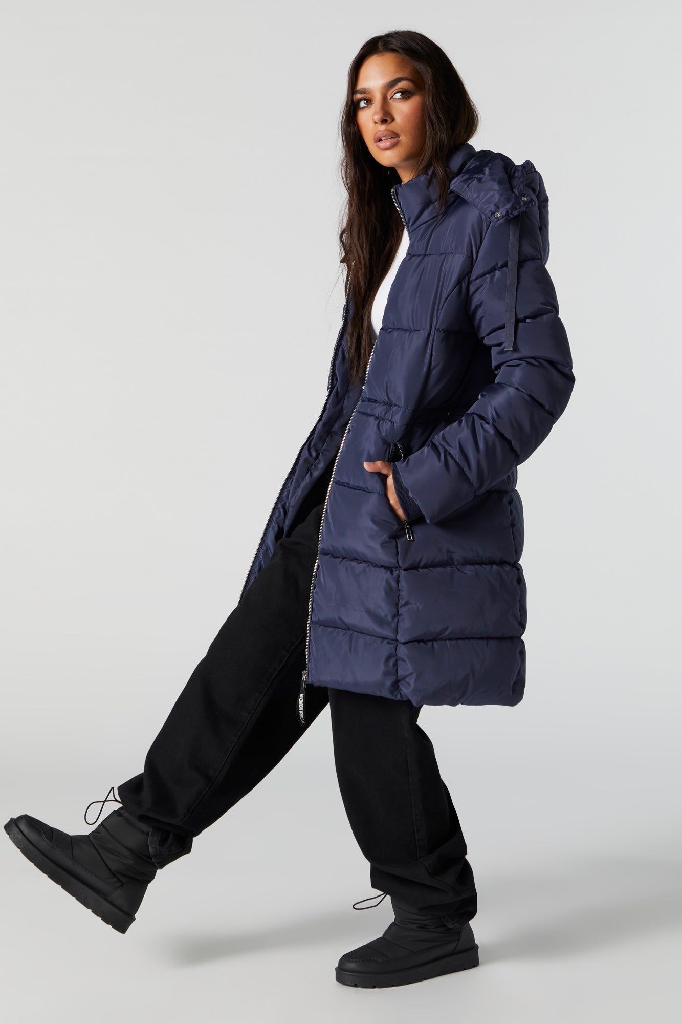 Blouson bouffant long à capuchon sold by Urban Planet product image thumbnail 2