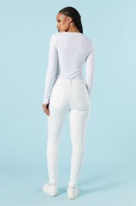 White Miami High Rise Skinny Jean sold by Urban Planet