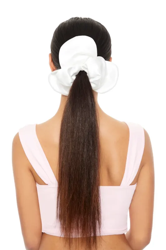 Satin Flower Hair Scrunchie sold by Urban Planet