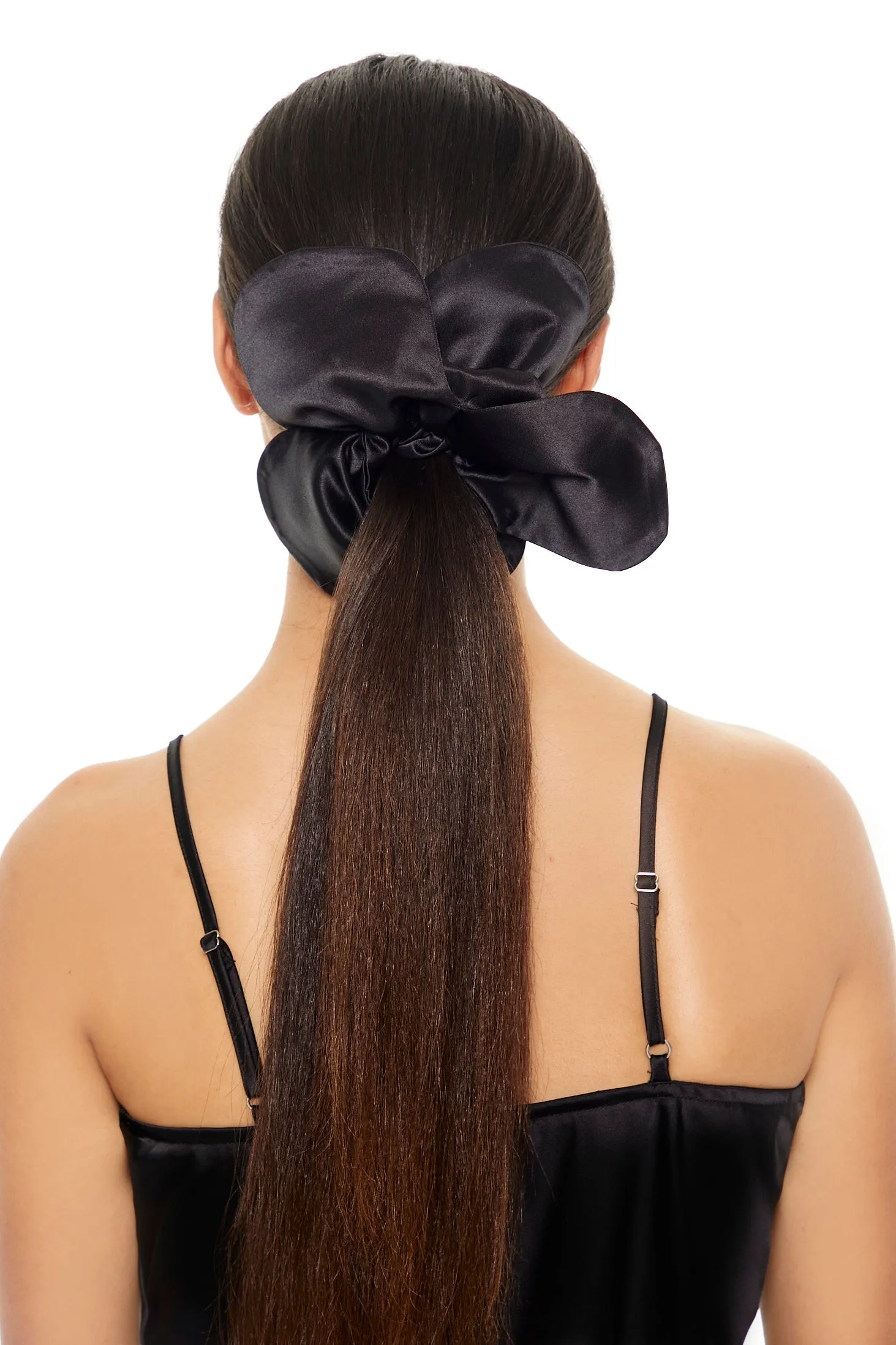 Satin Flower Hair Scrunchie sold by Urban Planet product image thumbnail 3