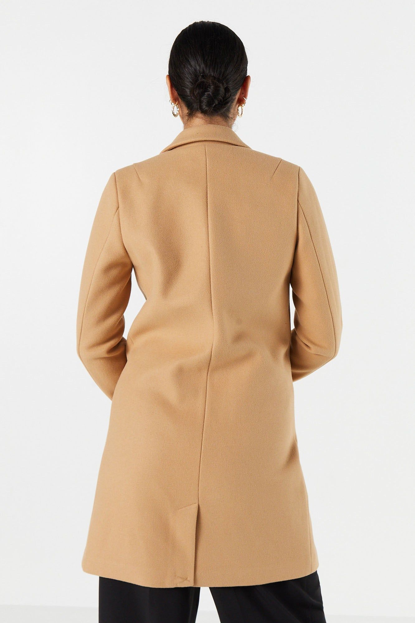 Single Breasted Wool Overcoat sold by Urban Planet product image thumbnail 2