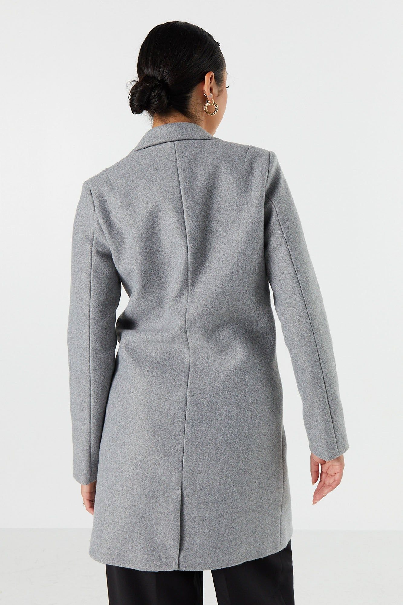 Single Breasted Wool Overcoat sold by Urban Planet product image thumbnail 5