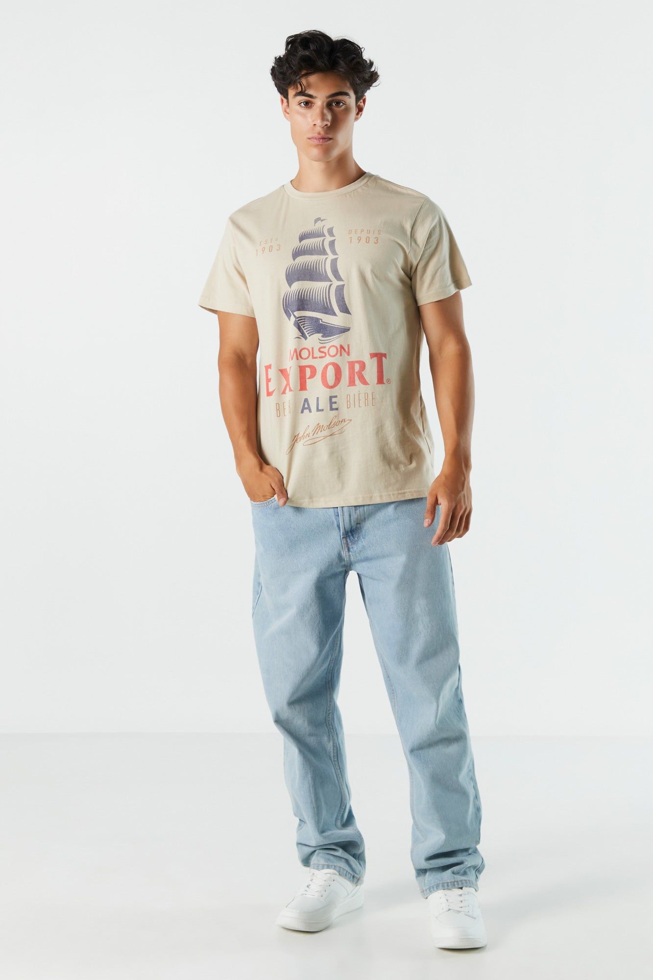 Molson Ale Graphic T-Shirt sold by Urban Planet product image thumbnail 4