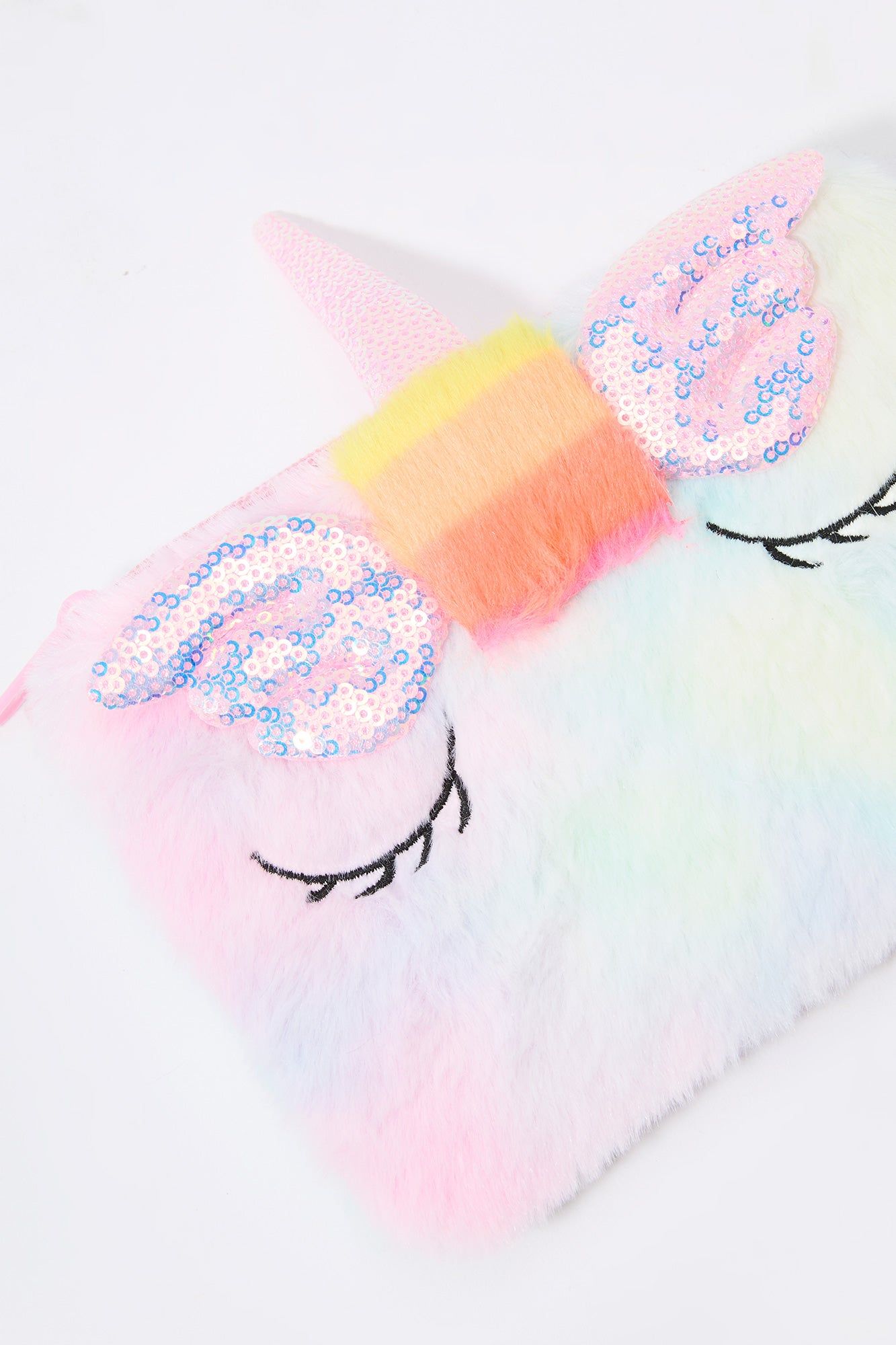 Girls Plush Unicorn Square Purse sold by Urban Planet product image thumbnail 4