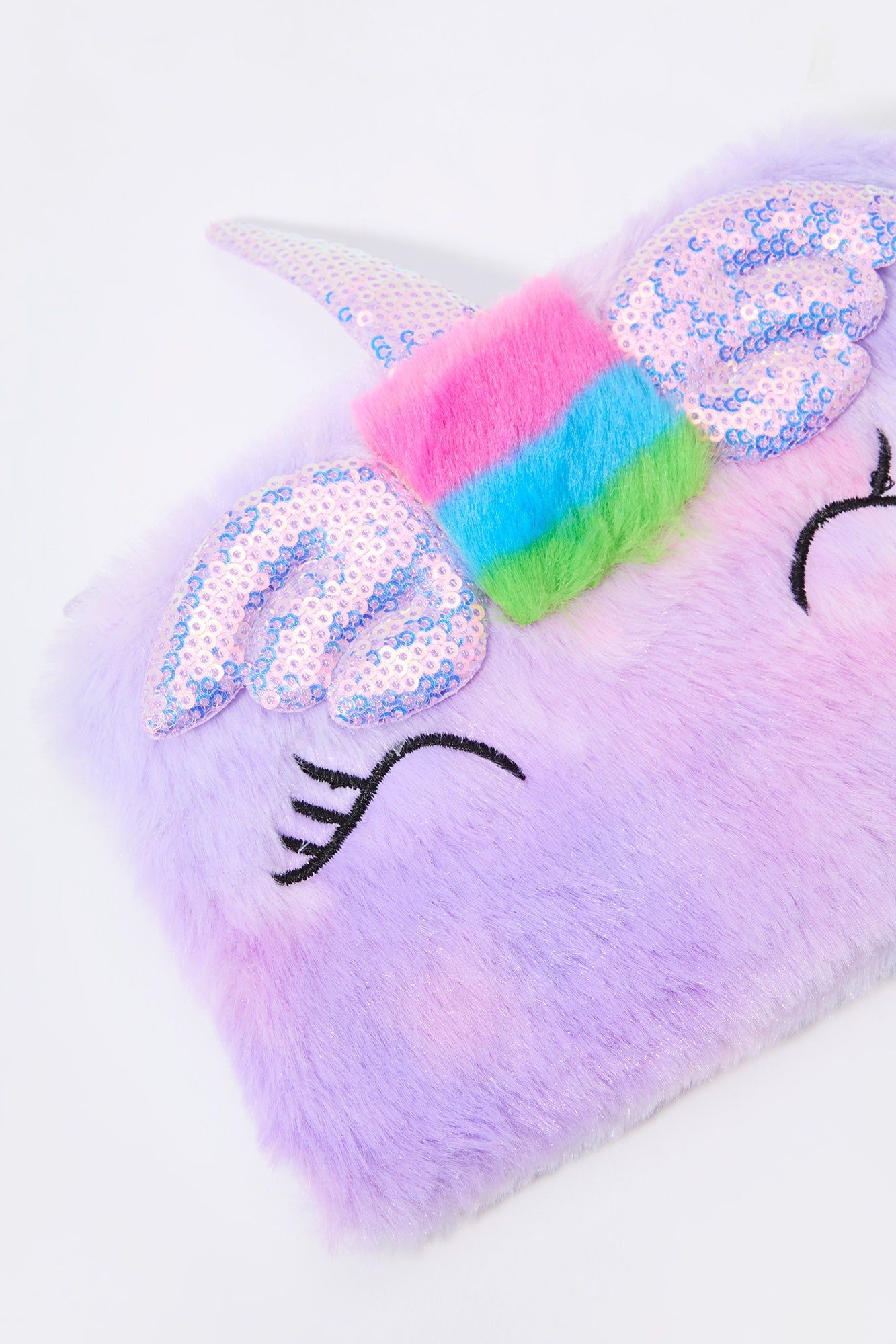 Girls Plush Unicorn Square Purse sold by Urban Planet product image thumbnail 2