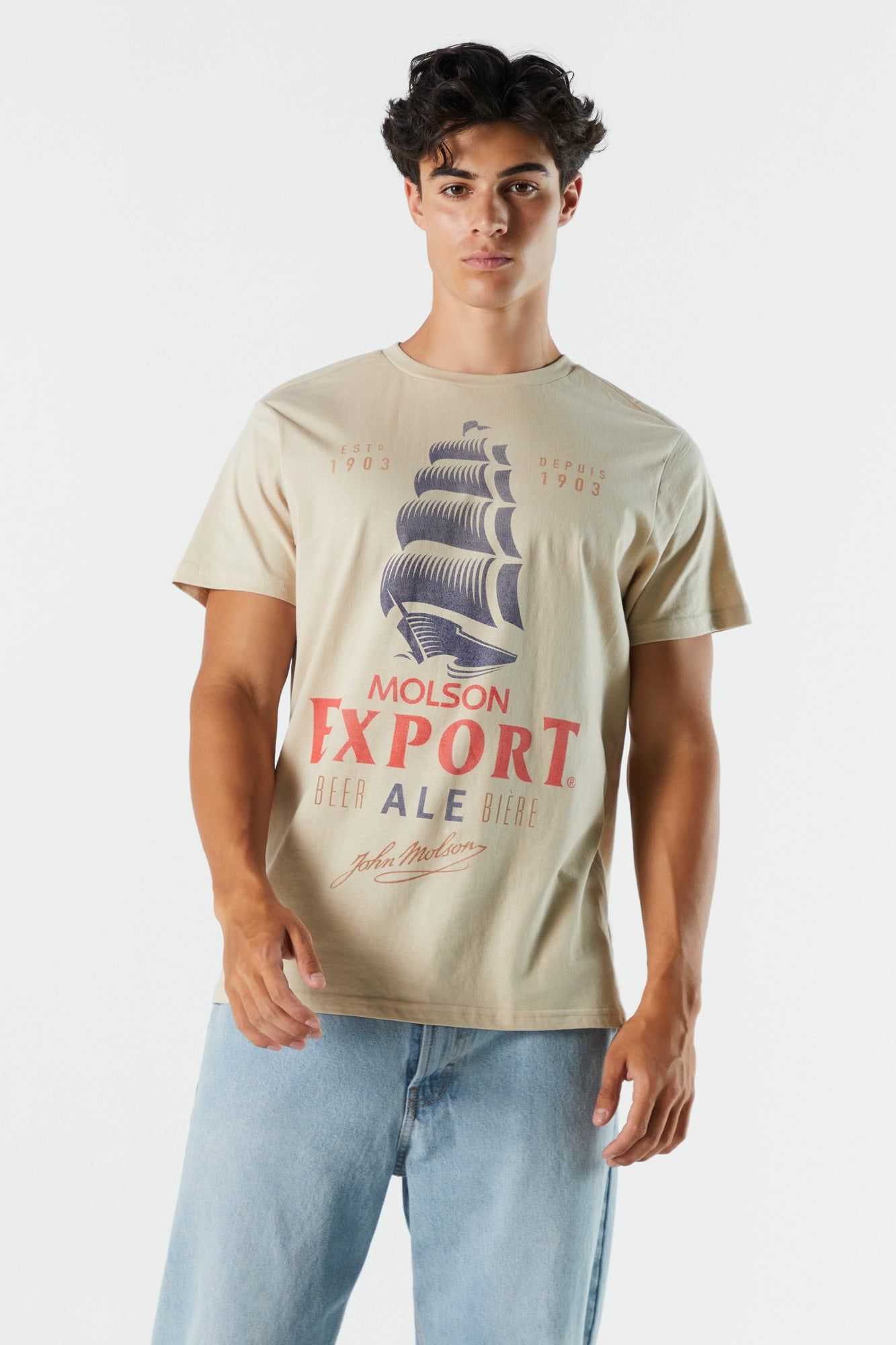 Molson Ale Graphic T-Shirt sold by Urban Planet product image thumbnail 2