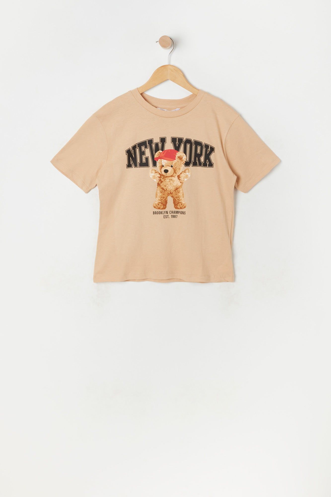 Girls New York Teddy Graphic T-Shirt sold by Urban Planet