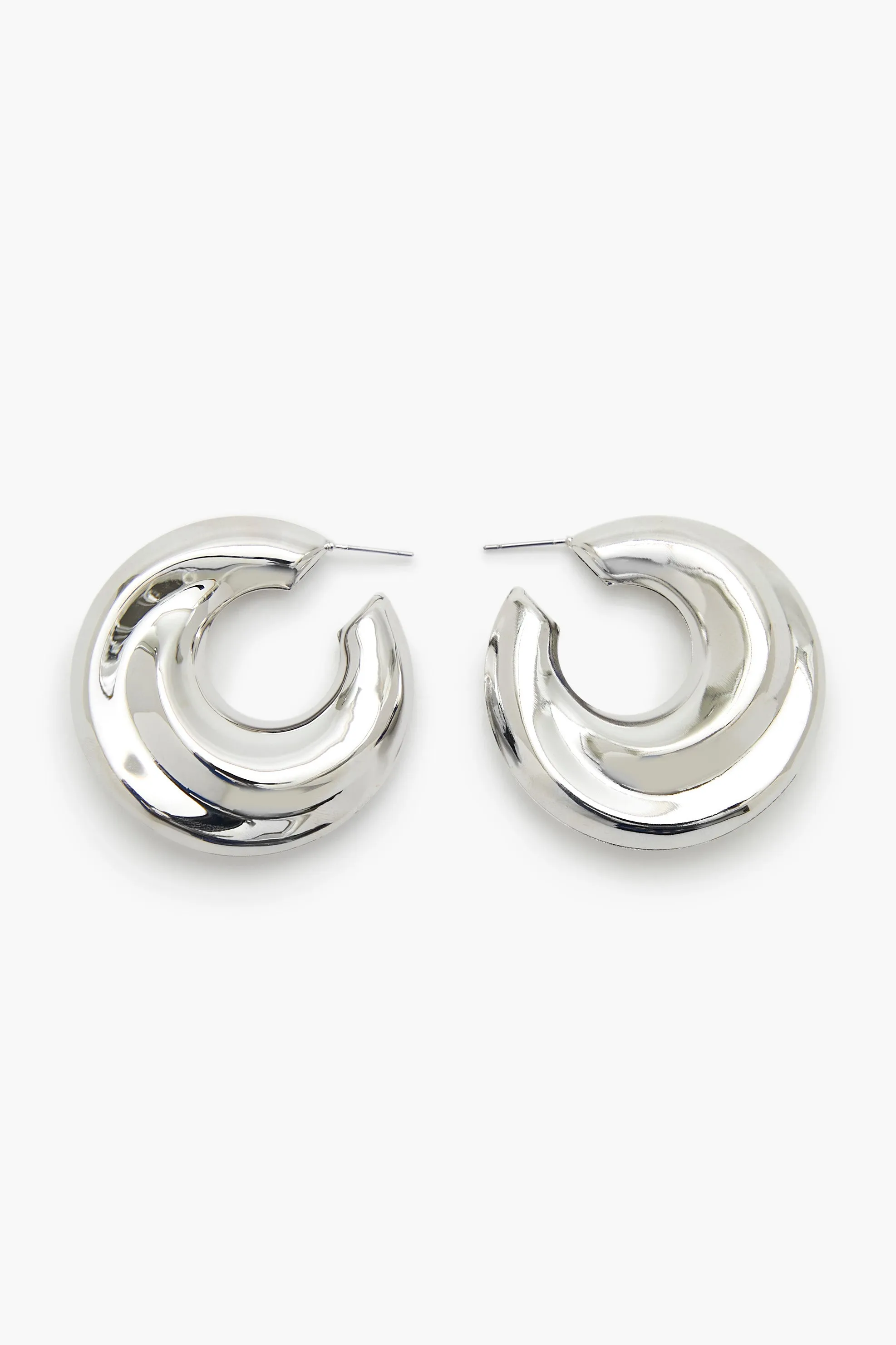 Chunky Hoop Earrings sold by Urban Planet product image thumbnail 2