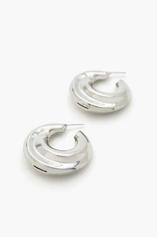 Chunky Hoop Earrings sold by Urban Planet
