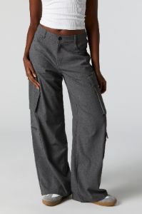 Wide Leg Multi Cargo Dress Pant sold by Urban Planet