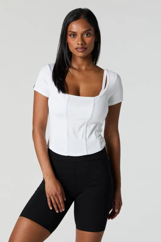 Short de cycliste à taille haute avec poches latérales sold by Urban Planet