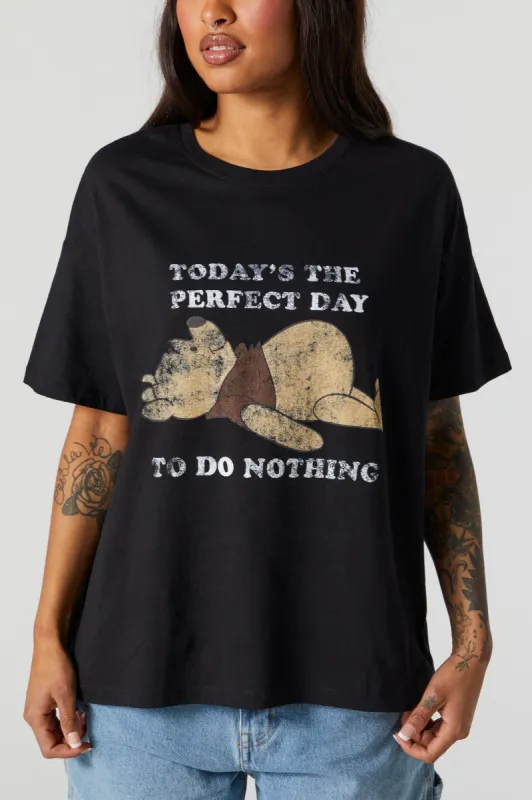 Winnie The Pooh Graphic Boyfriend T-Shirt sold by Urban Planet