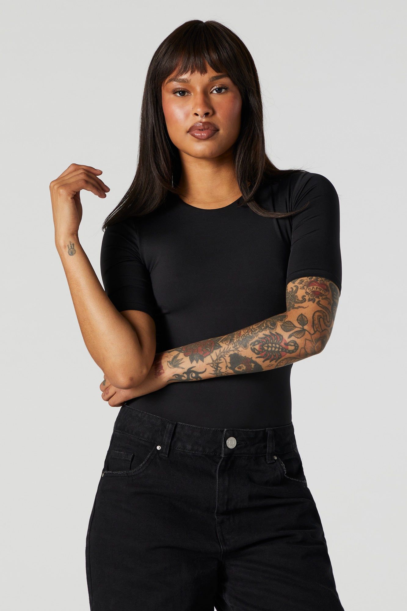 Contour Half Sleeve Bodysuit sold by Urban Planet product image thumbnail 5