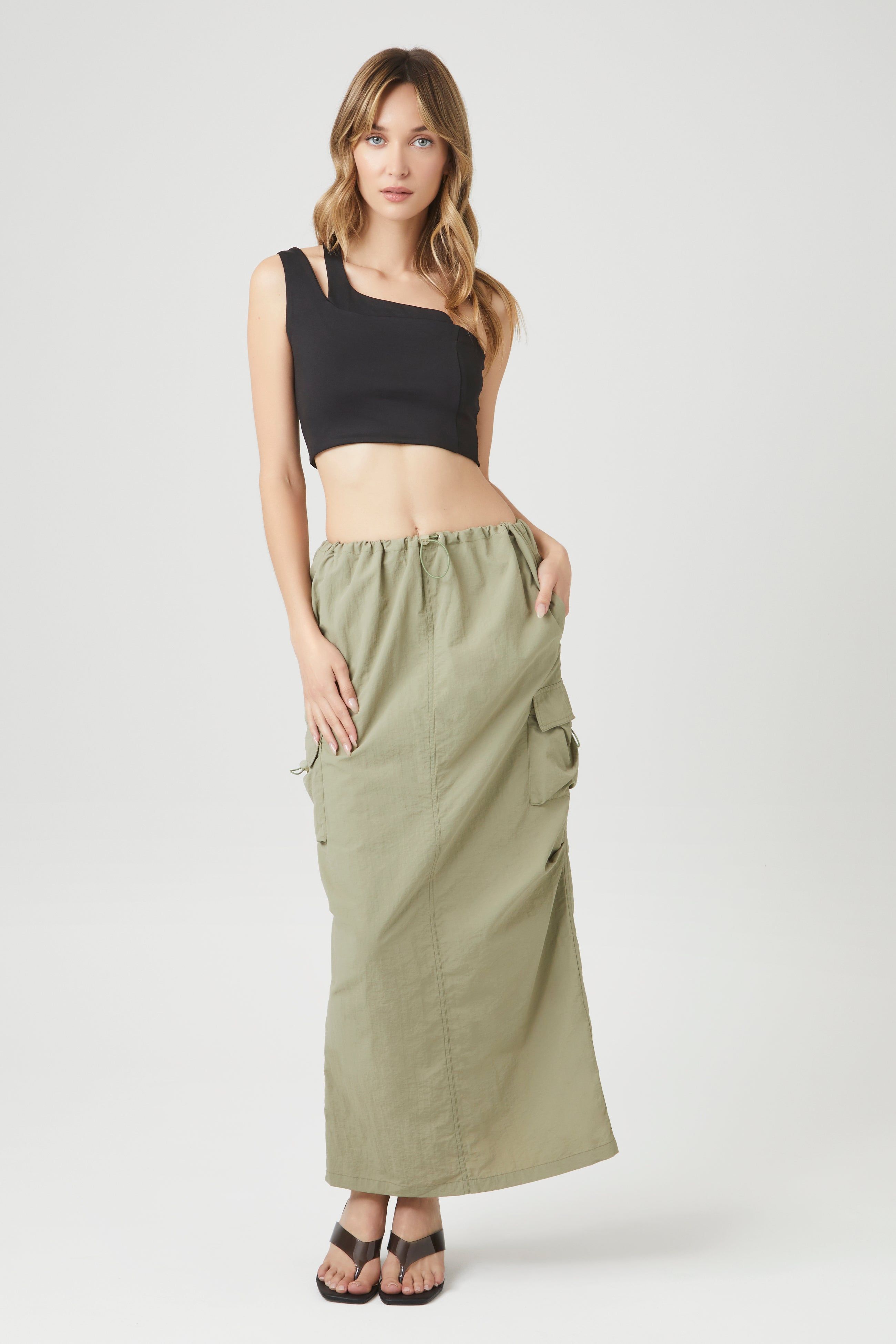 One Shoulder Cut Out Crop Top sold by Urban Planet product image thumbnail 3