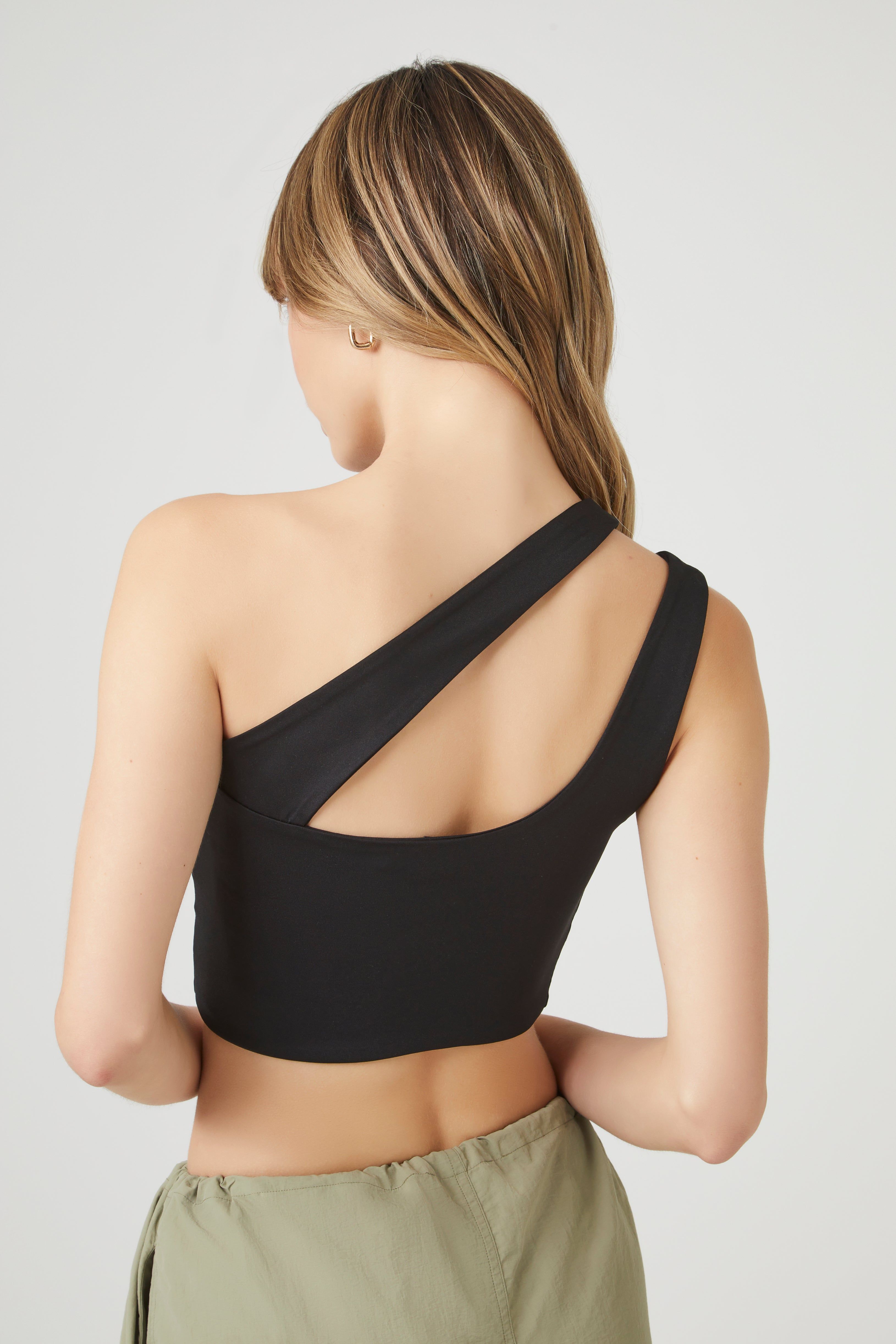 One Shoulder Cut Out Crop Top sold by Urban Planet product image thumbnail 2