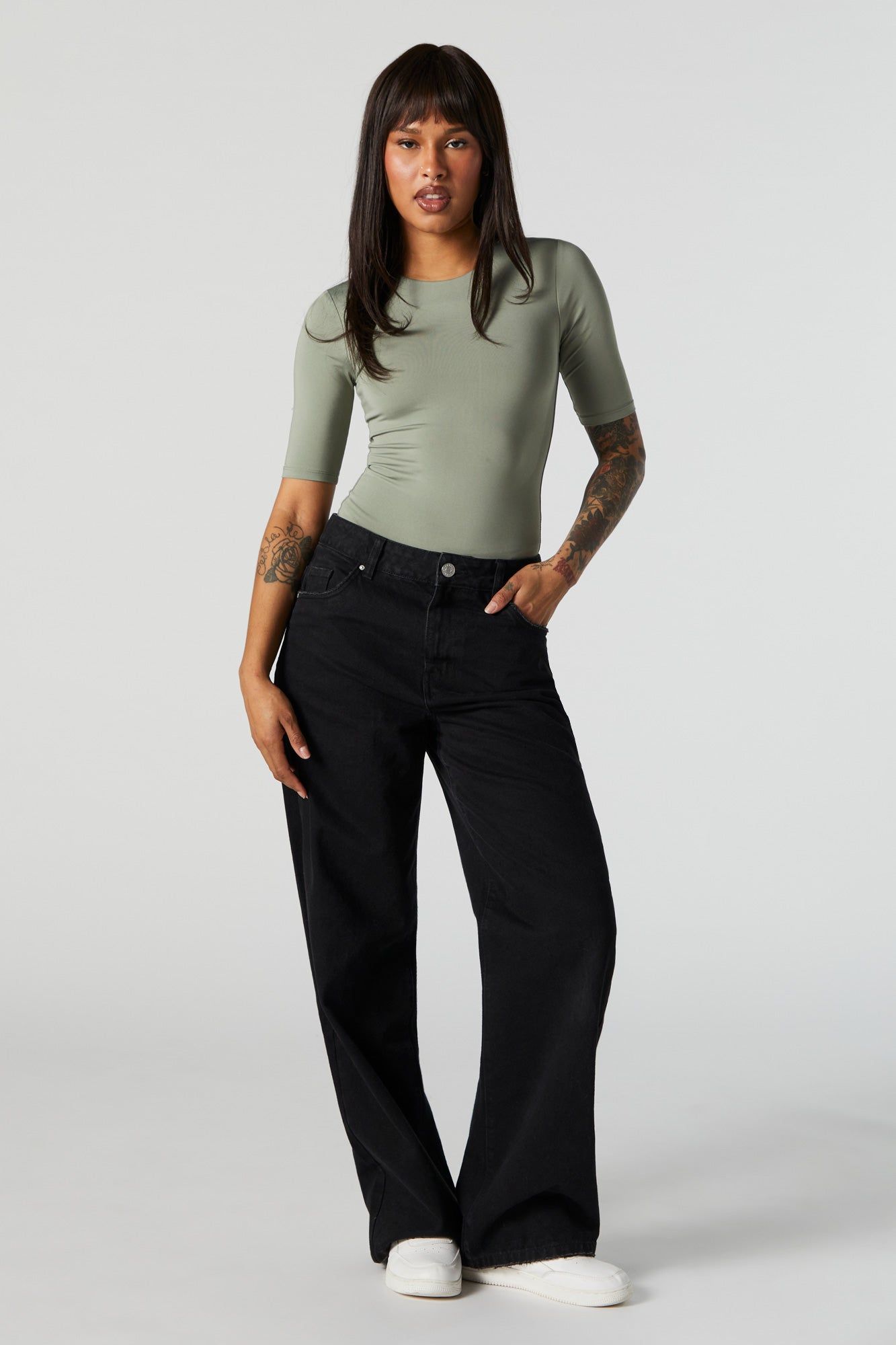 Contour Half Sleeve Bodysuit sold by Urban Planet product image thumbnail 4