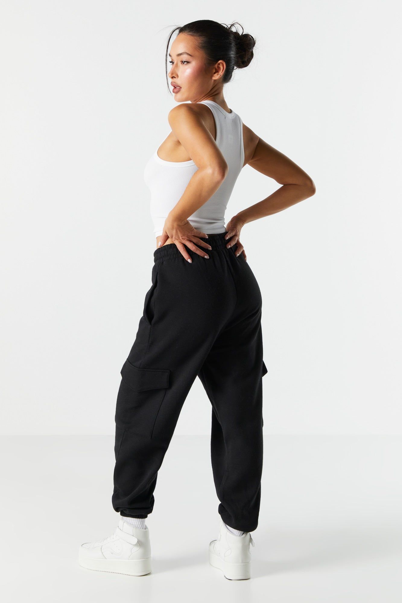 Pantalon de jogging cargo en molleton sold by Urban Planet product image thumbnail 6