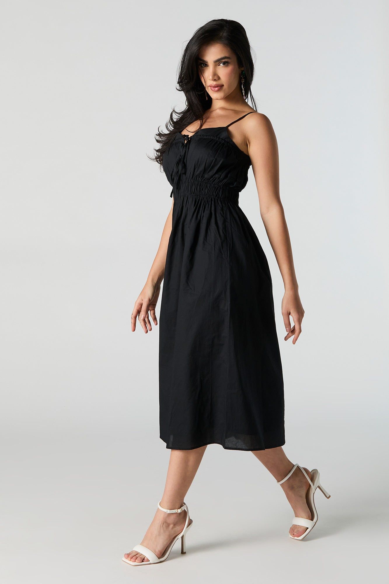 Sleeveless Babydoll Midi Dress sold by Urban Planet product image thumbnail 2