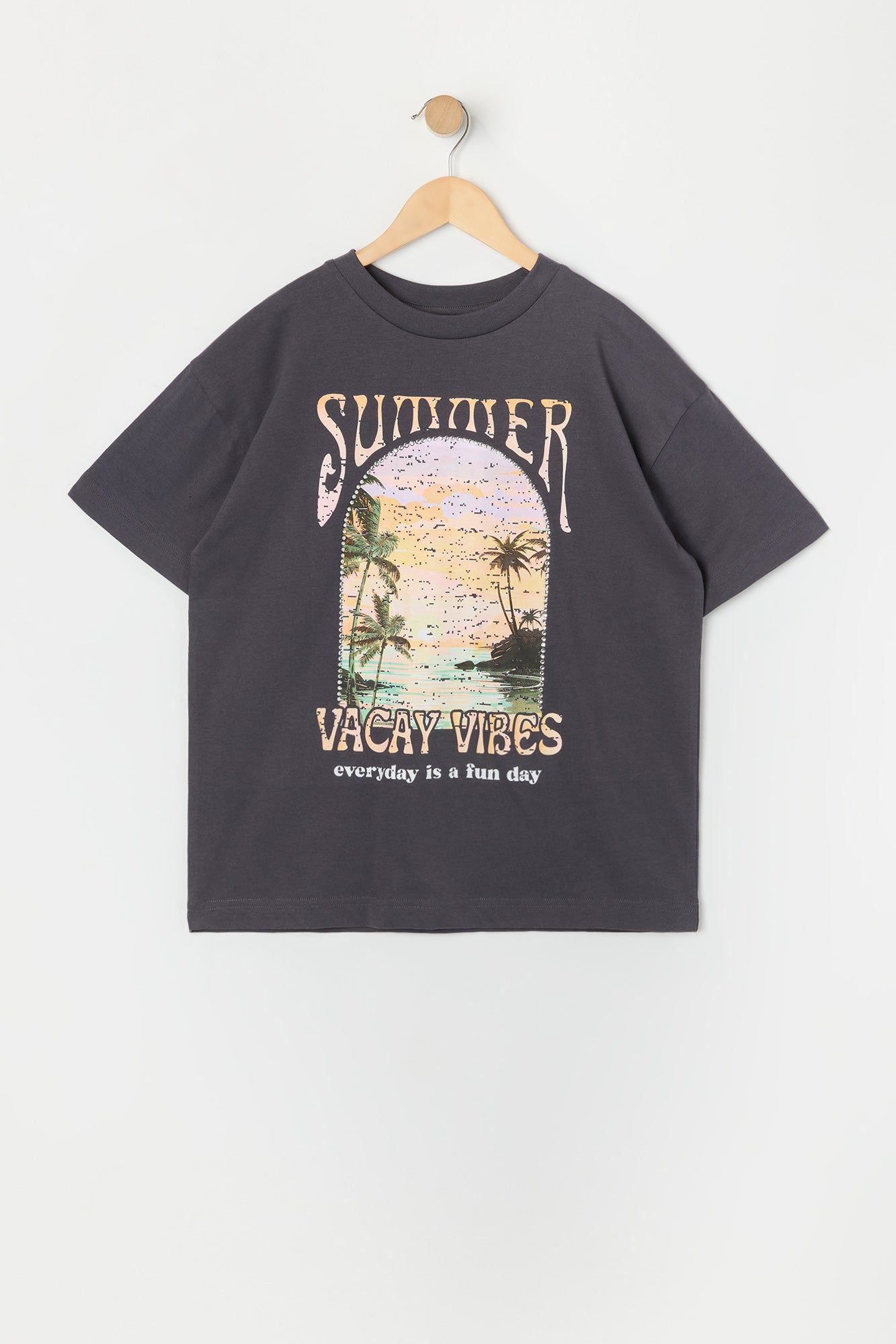 Girls Summer Vacay Vibes Graphic T-Shirt sold by Urban Planet product image thumbnail 2