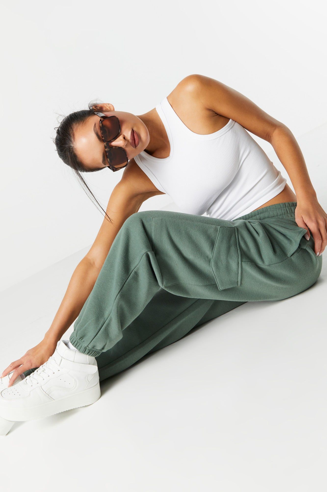 Pantalon de jogging cargo en molleton sold by Urban Planet product image thumbnail 16