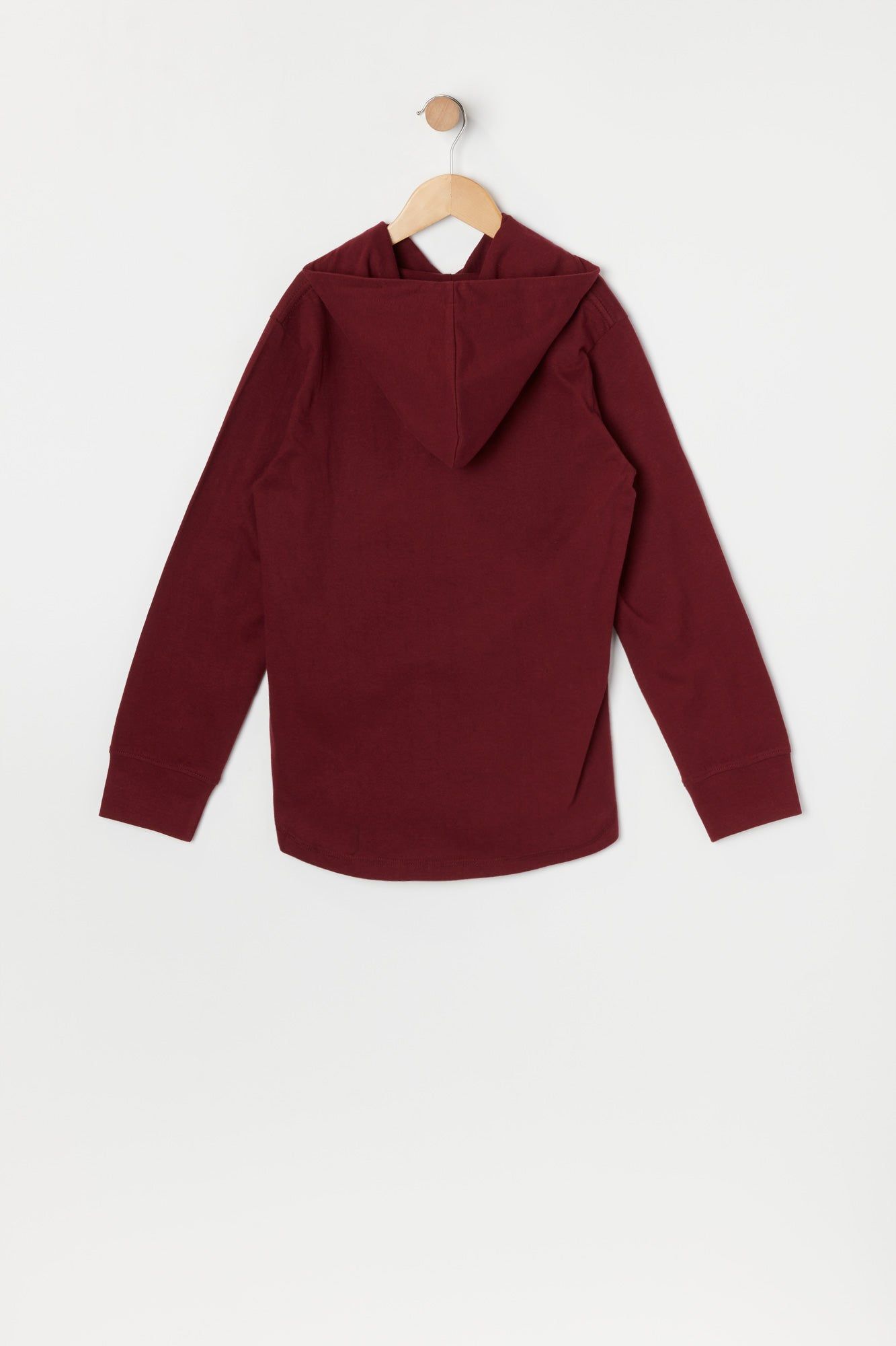 Haut Henley à capuchon avec manches longues pour unisex sold by Urban Planet product image thumbnail 6