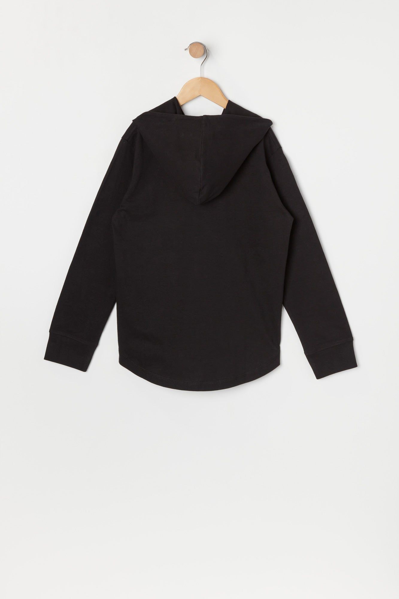 Haut Henley à capuchon avec manches longues pour unisex sold by Urban Planet product image thumbnail 4