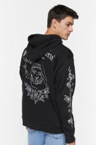 Haut à capuchon avec motif brodé Buena Suerta sold by Urban Planet