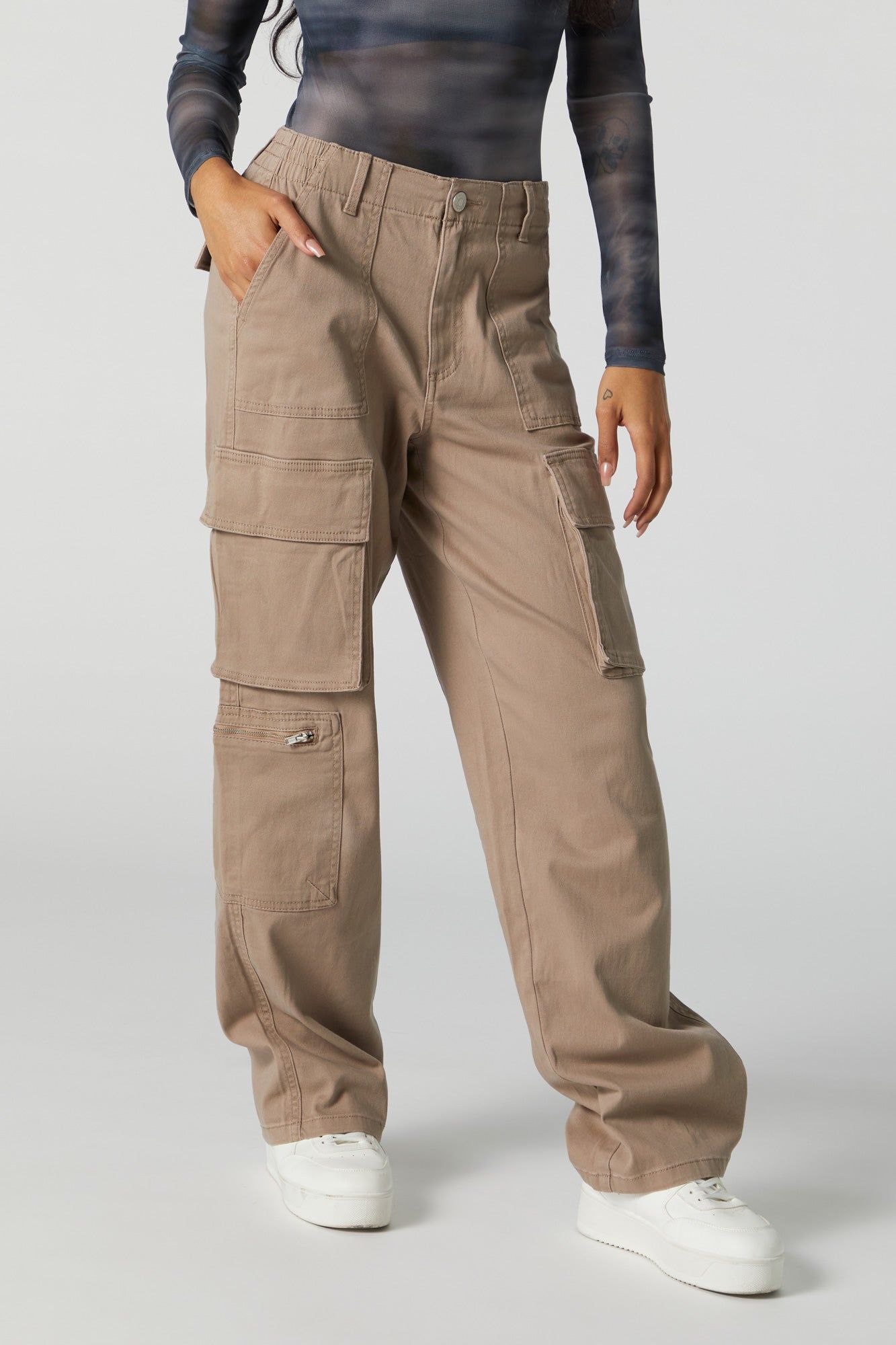 Pantalon cargo à jambe droite sold by Urban Planet product image thumbnail 5