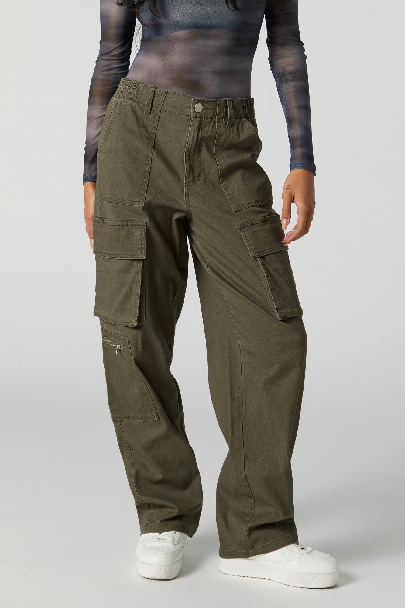 Pantalon cargo à jambe droite sold by Urban Planet product image thumbnail 2